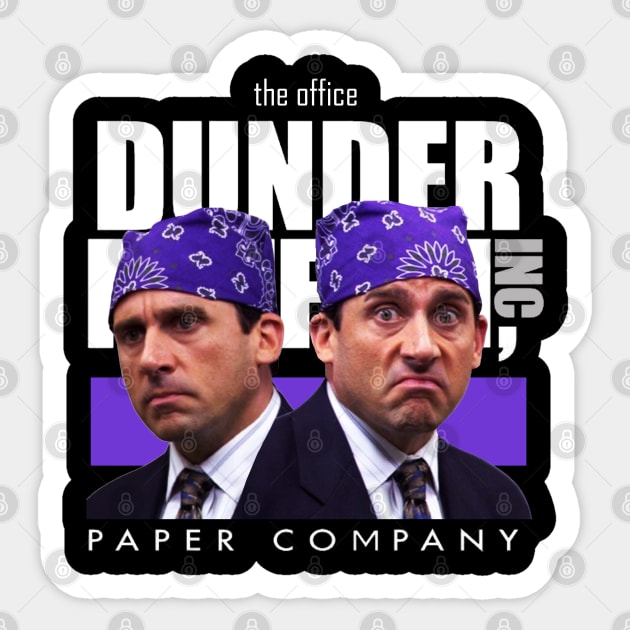 Michael Scott - the office Sticker by Nwebube parody design